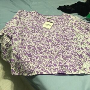 Bob Mackie wearable art blouse